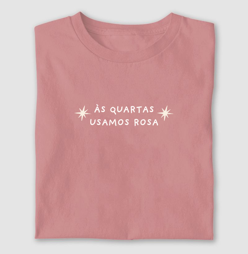 às quartas usamos rosa