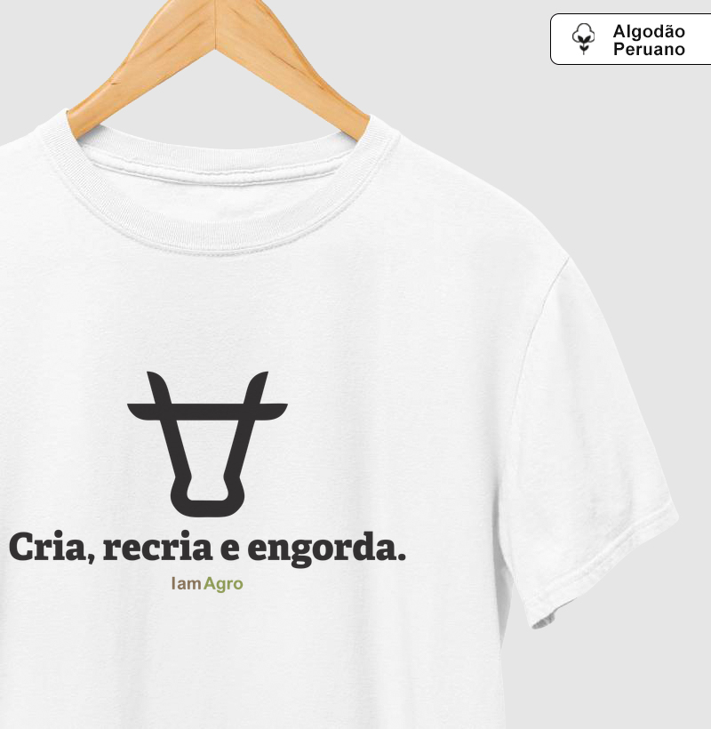 Camiseta Cria, Recria e Engorda | Minimal