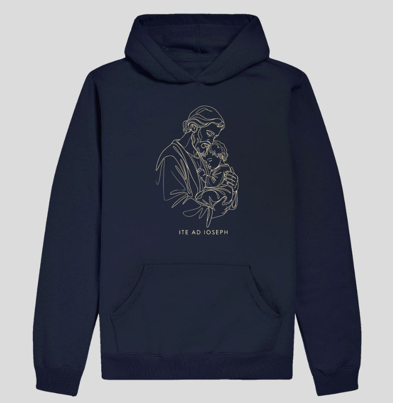 São José Ite Ad Ioseph Lineart - Hoodie Moletom