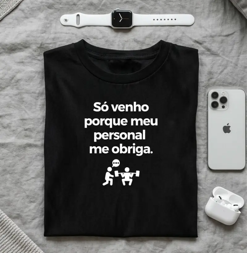 Só venho porque meu personal me obriga