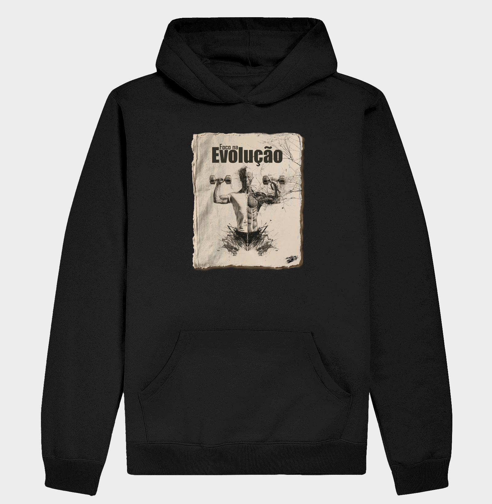Foca na Evolução - Hoodie Moletom