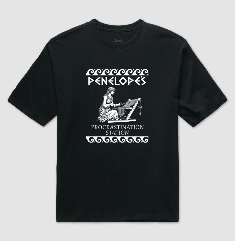 Penelope's procrastination station - Camiseta Oversized