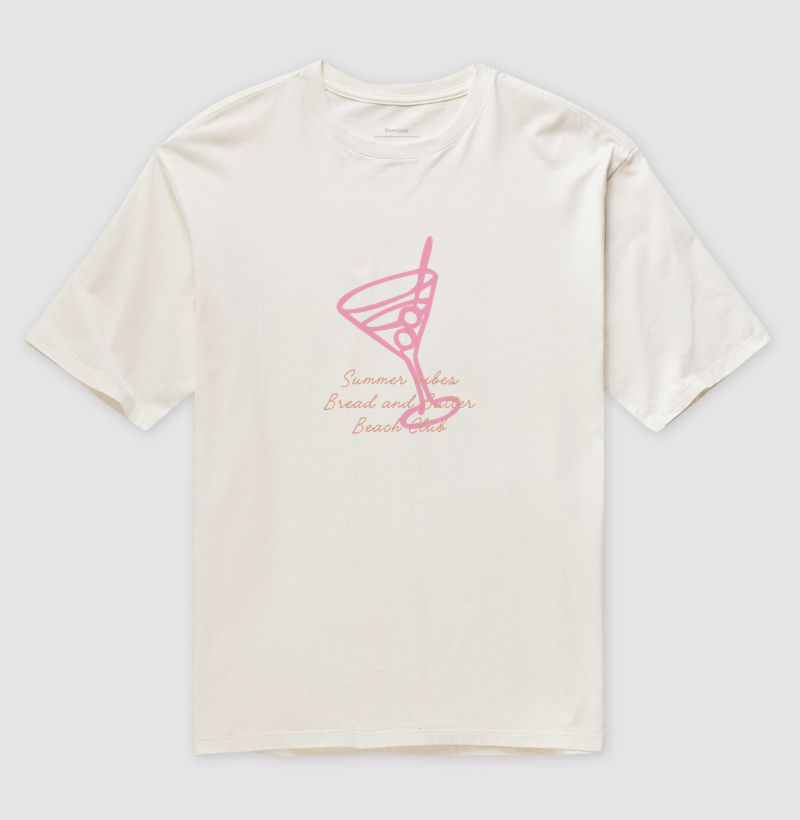 Camiseta Oversized Summer á la Carte
