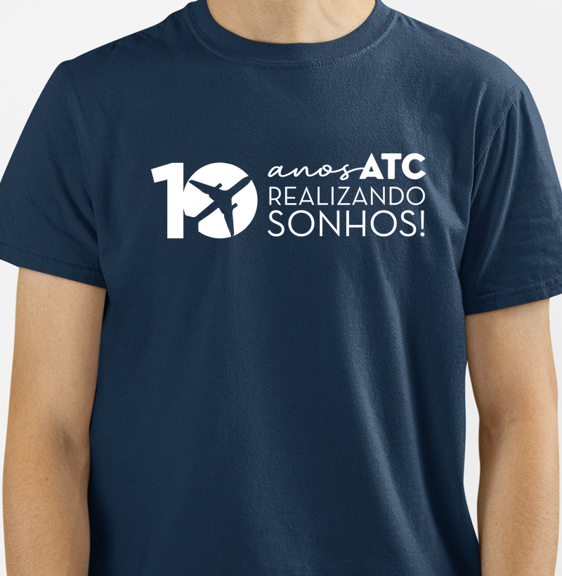 Camiseta comemorativa #ATC10anos