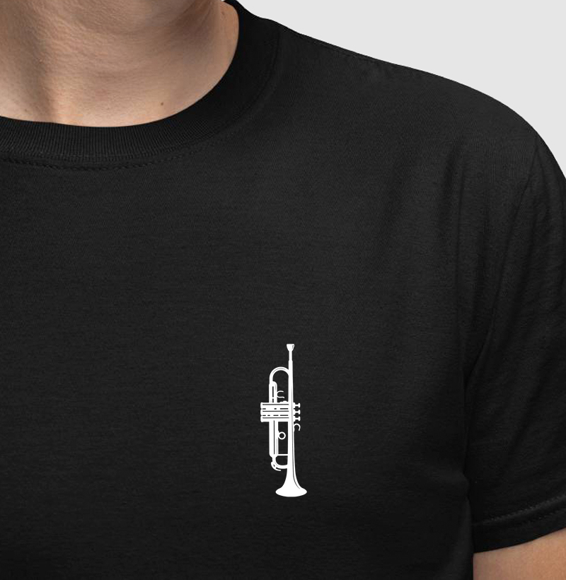Camiseta Trompete Minimalista - M3