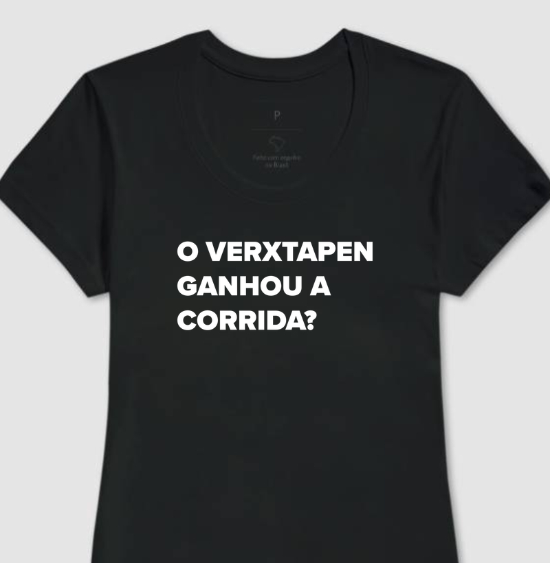 O verstappen ganhou a corrida?