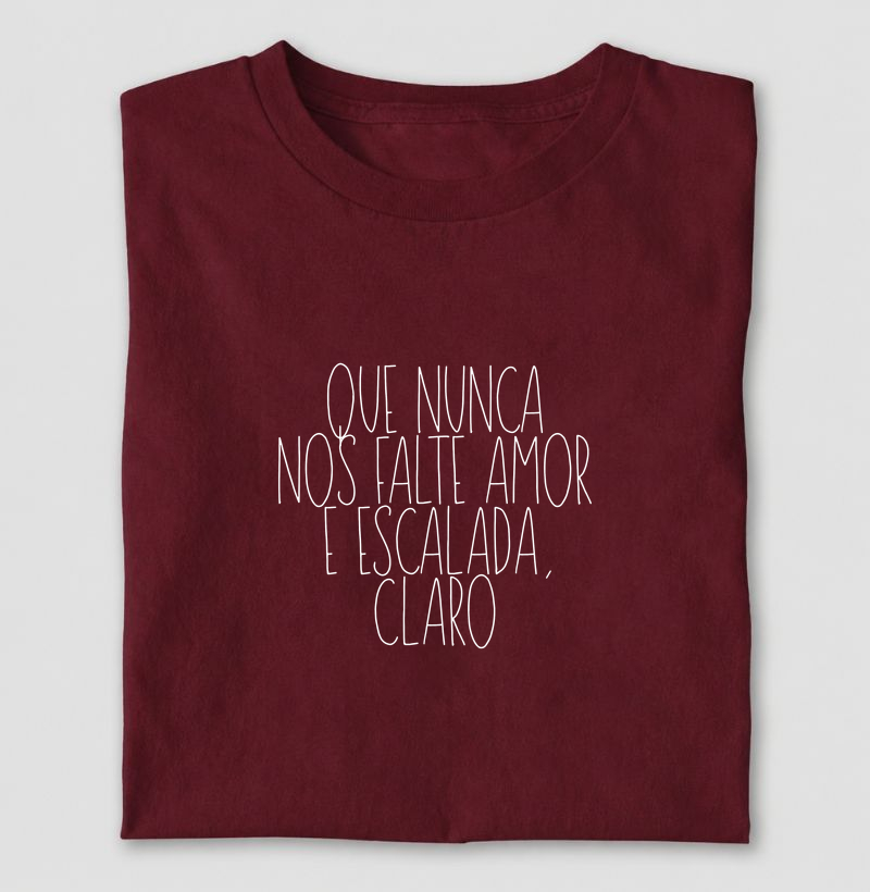 Que nunca nos falta amor.. e escalada, claro