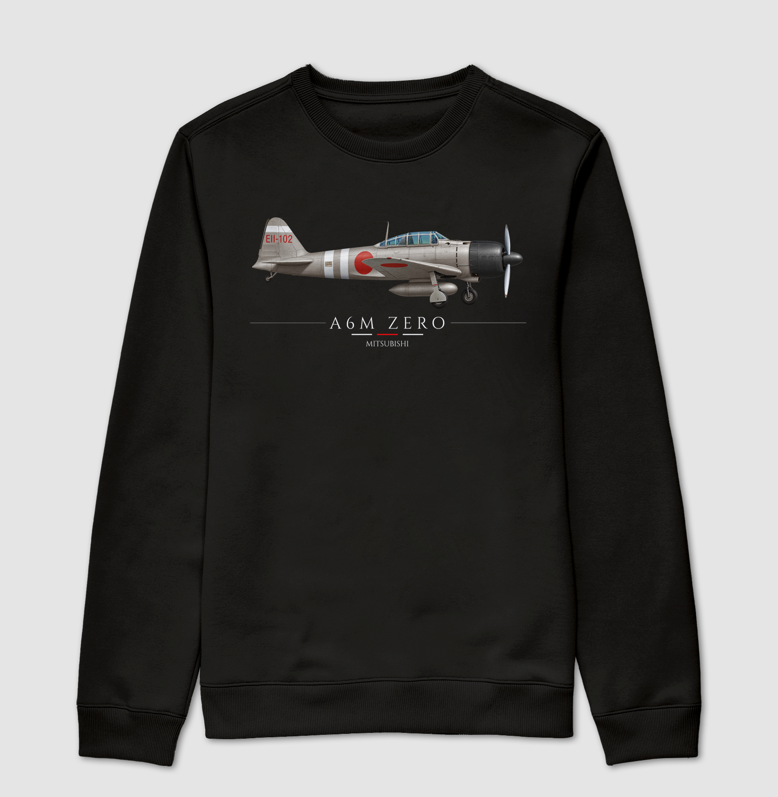 Mitsubishi A6M Zero | Profile - Suéter Moletom
