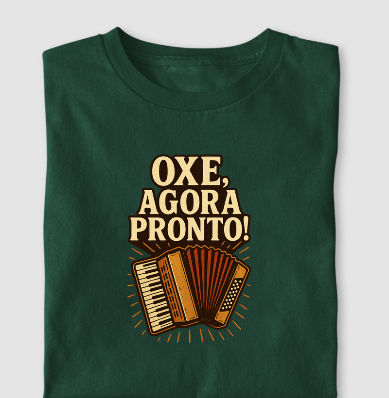 Oxe, agora pronto sanfona!