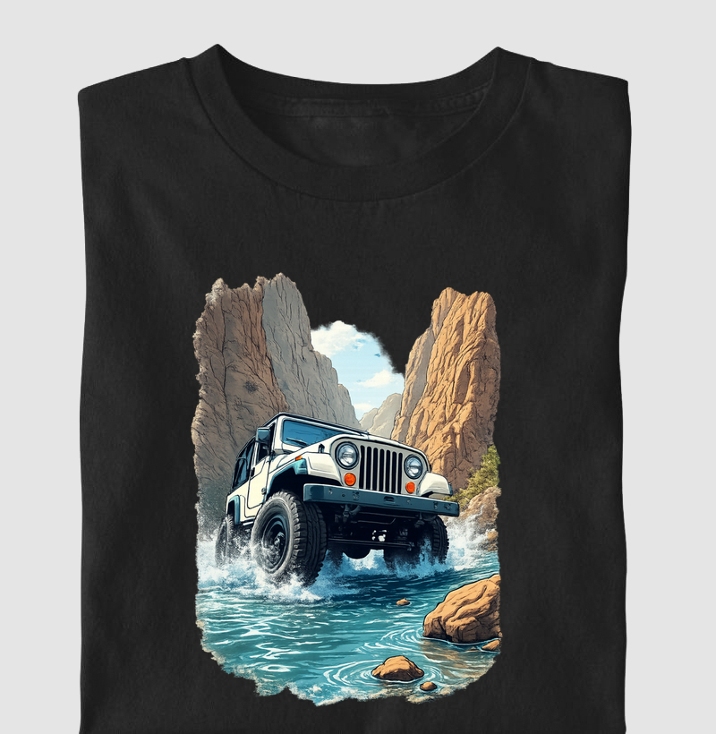 Jeep - Riacho e Montanhas