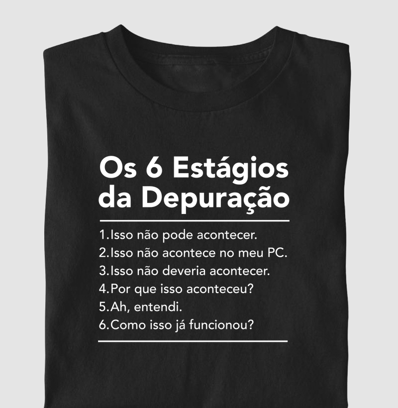 Os 6 Estágios da Depuração