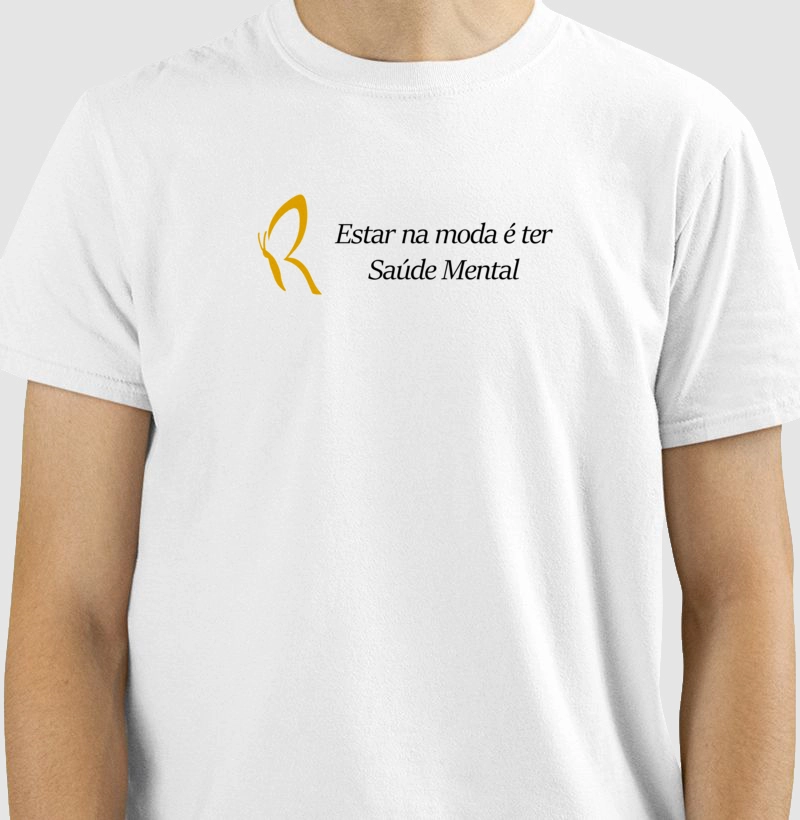 Camiseta ESTAR NA MODA É TER SAÚDE MENTAL 1 