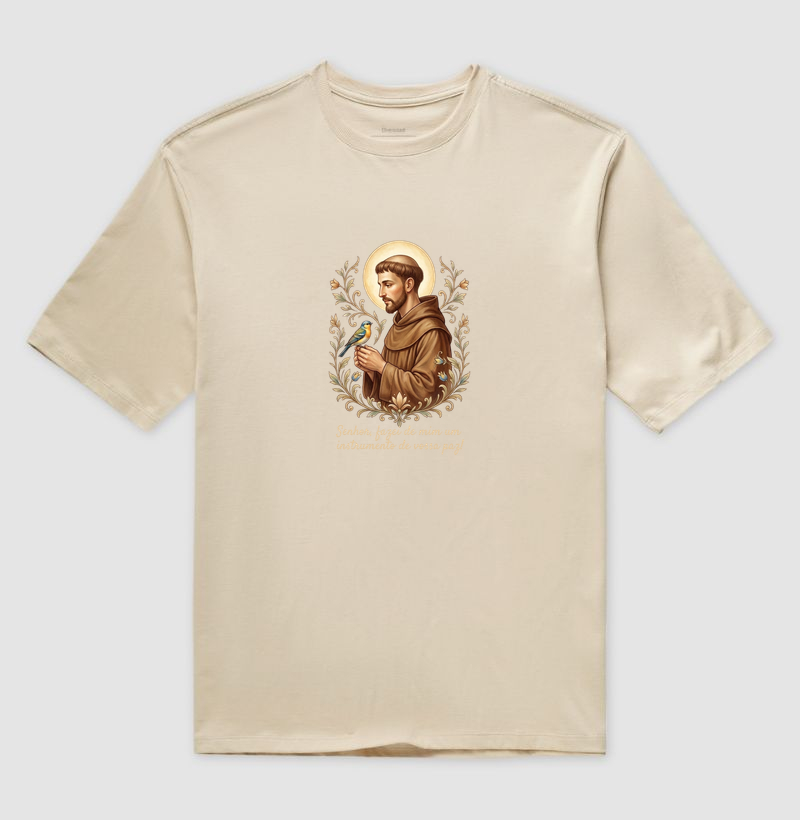 Camiseta Oversized São Francisco de Assis
