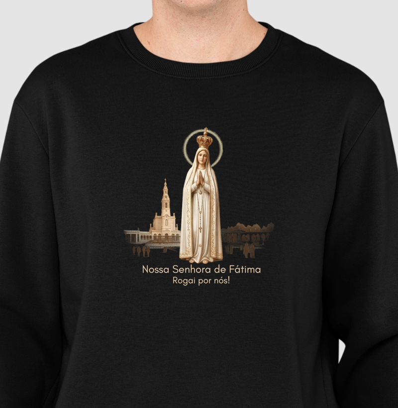 Suéter Moletom Nossa Senhora de Fátima