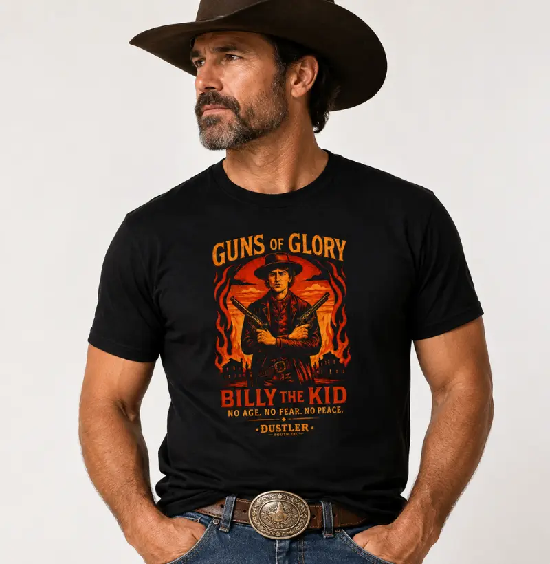Camiseta Western Billy the Kid