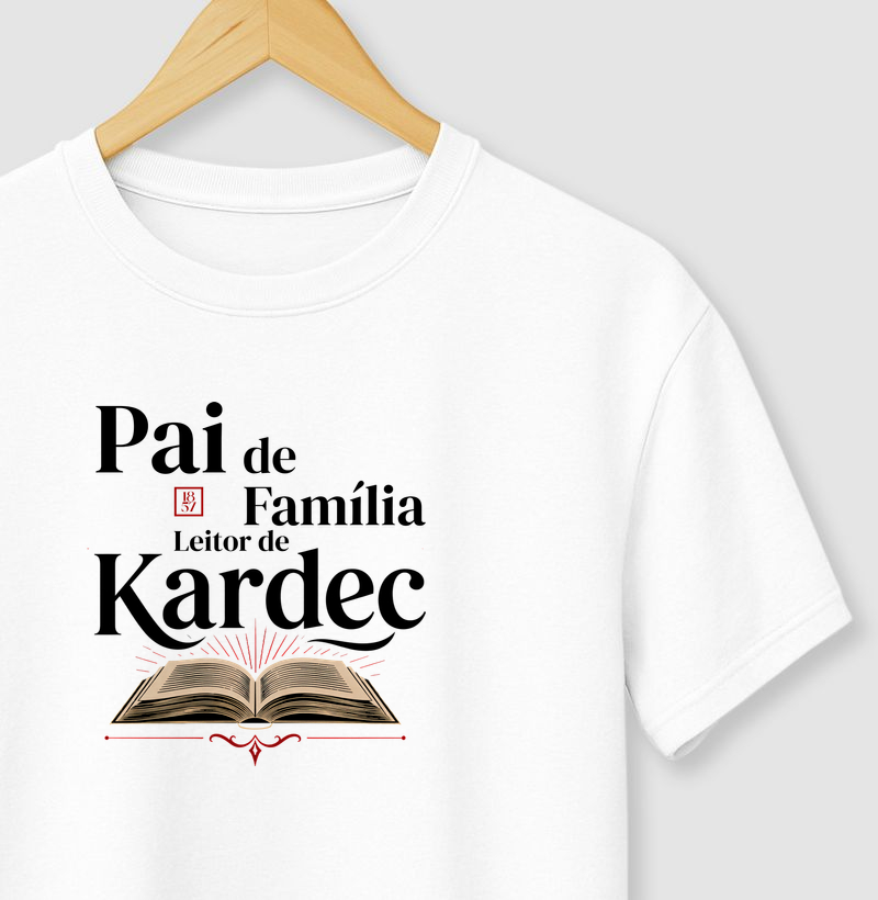 Camiseta Pai de Família, Leitor de Kardec
