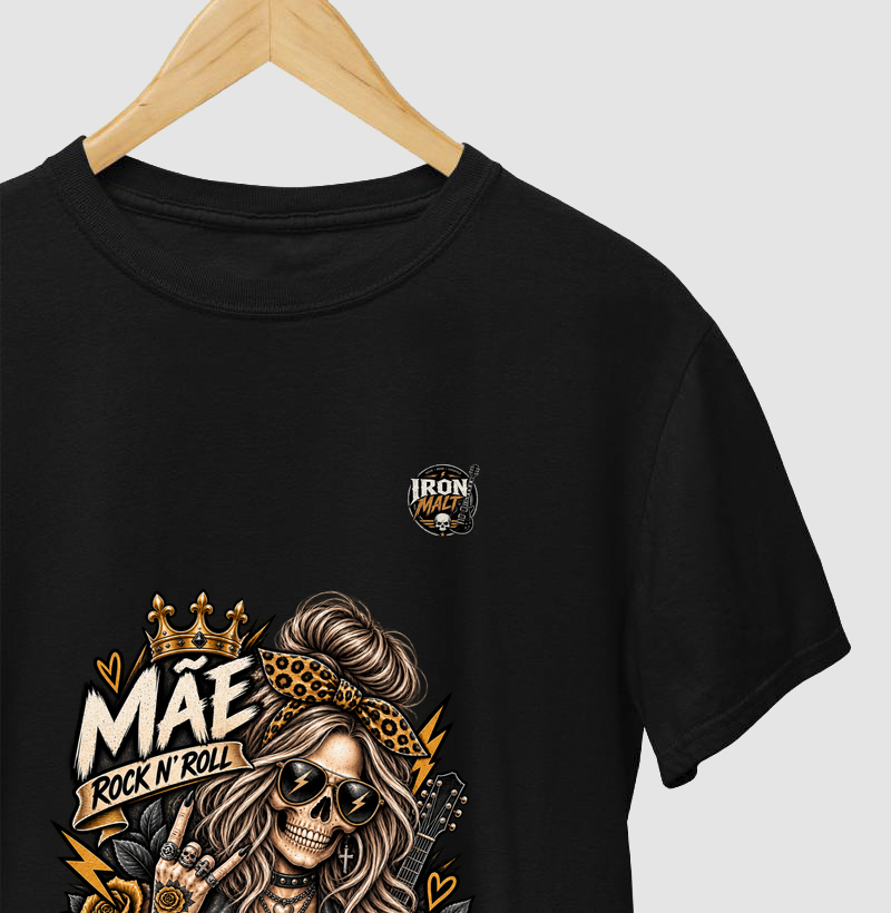 Camiseta Mãe Rock N’ Roll - Camiseta