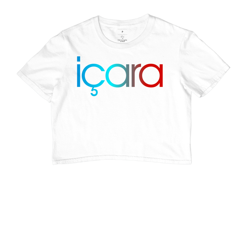 Cropped Içara Cores da Bandeira