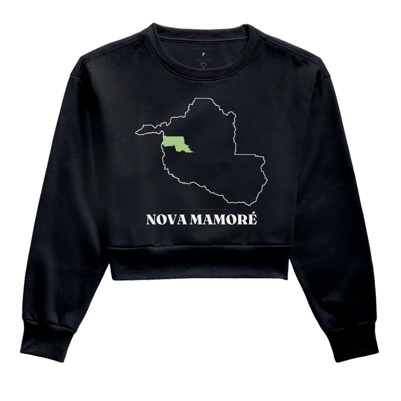 Nova Mamoré | Traço RO - Cropped Moletom