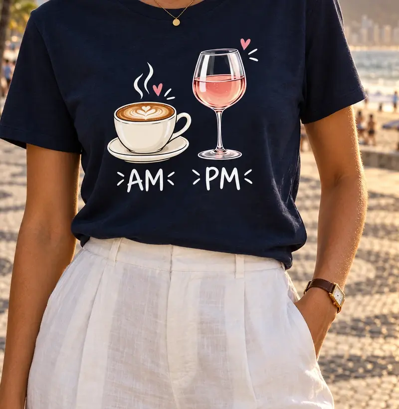 AM PM: Café e Rosé