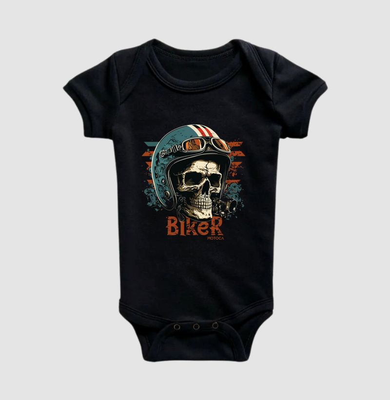 Biker Helmet Skull