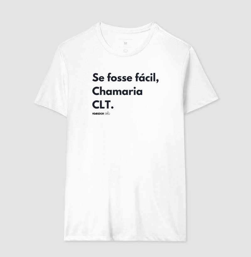 Camiseta V24h - Se fosse Fácil