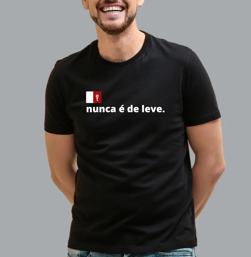 Camiseta Masculina De Leve 