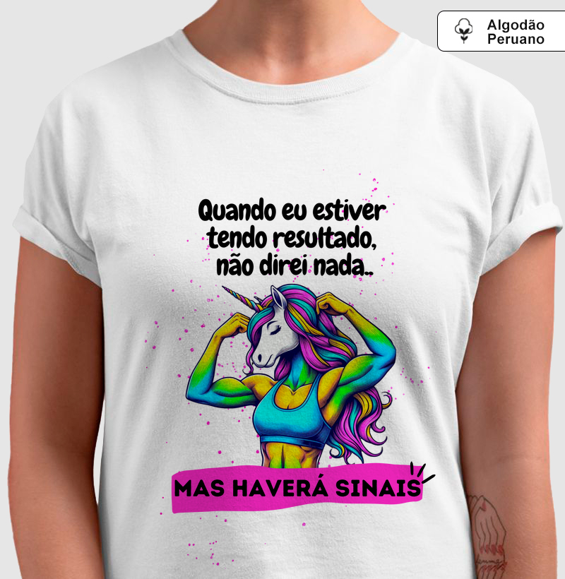 Unicornio - quando eu estiver tendo resultado não direi nada, mas havera sinais