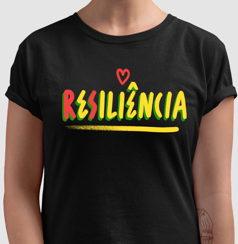 CAMISETA RESILIÊNCIA - POR FELIPE GUGA