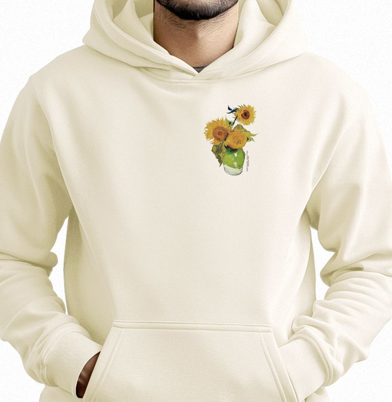 Vase With Three Sunflowers - Van Gogh (Minimalista)