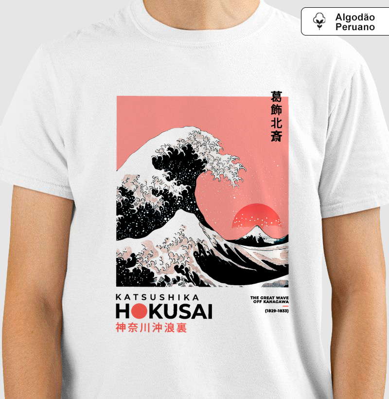 Arte Japonesa _ Hokusai A Grande Onda Sty Premium 