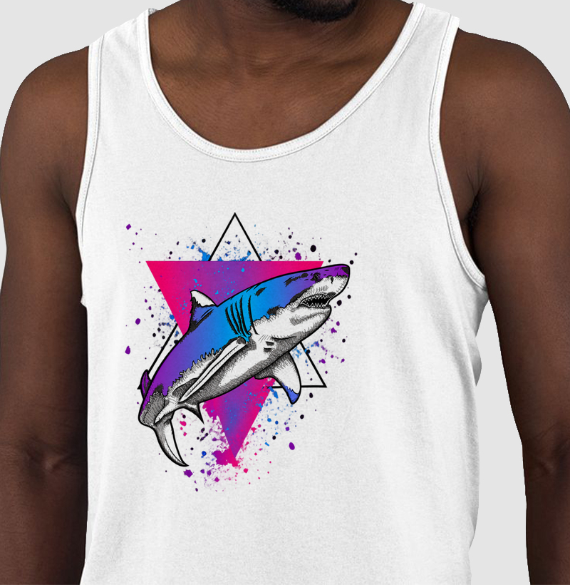 Neon White Shark - Regata