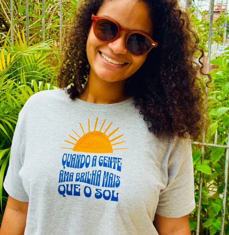 Cropped Brilha mais que o sol