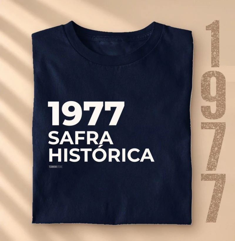 Camiseta Vinho - 1977 • Safra Histórica