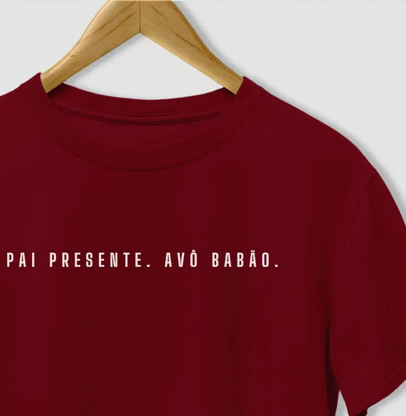 Pai presente. Avô babão.