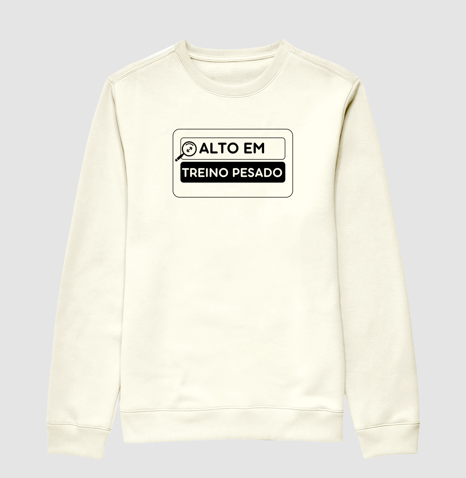 Alto em treino pesado