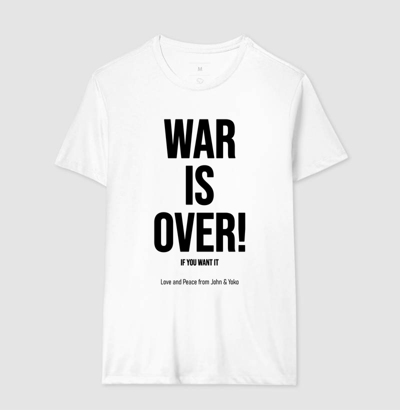 Camiseta War Is Over John Lennon