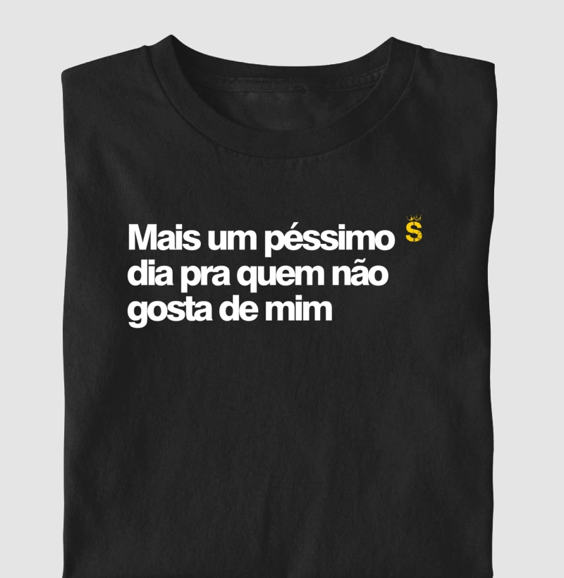 Mais um pessimo dia para quem nao gosta de mim