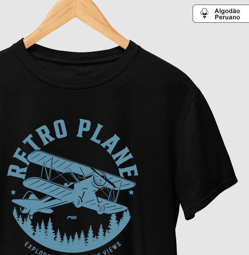 Camiseta Retro plane