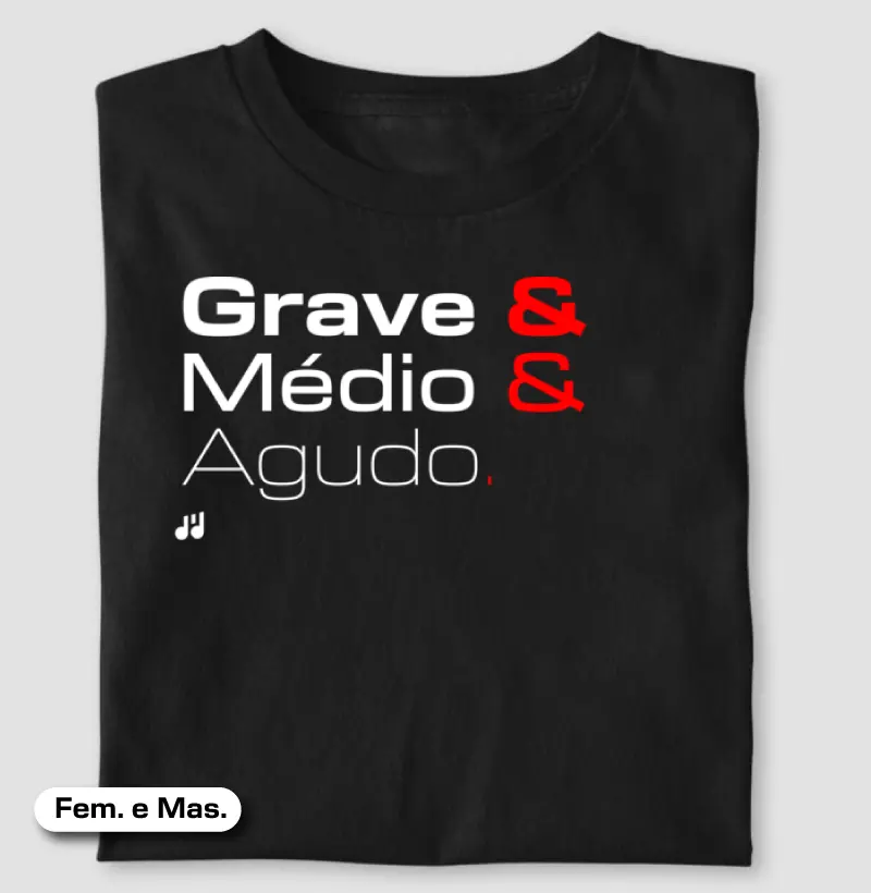 Grave & Médio & Agudo.