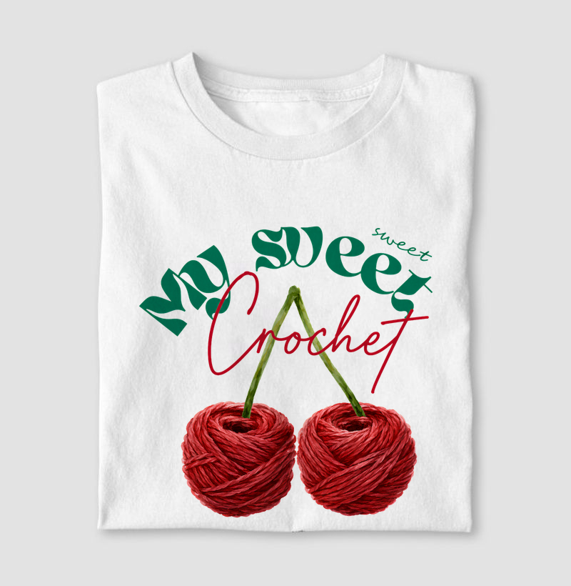 Camiseta My Sweet Crochet Aesthetic