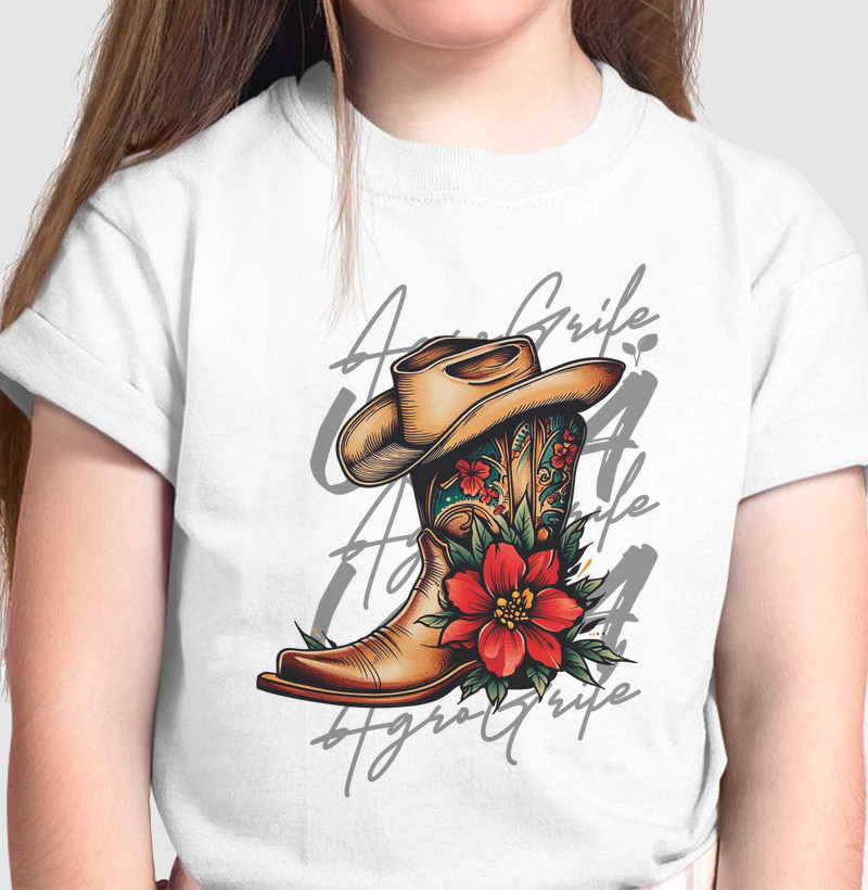 Camiseta Infantil Feminina AG-03