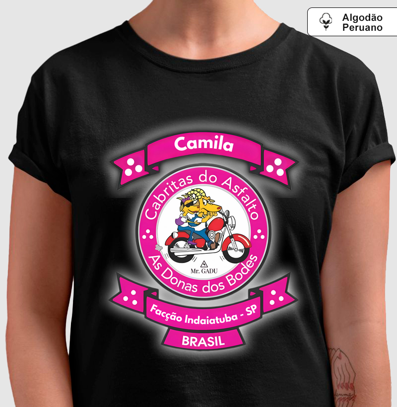 Personalizada Cabritas do Asfalto- Cunhada Camila