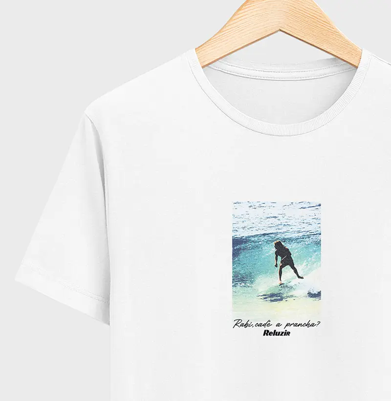 Camiseta RABI CADÊ A PRANCHA