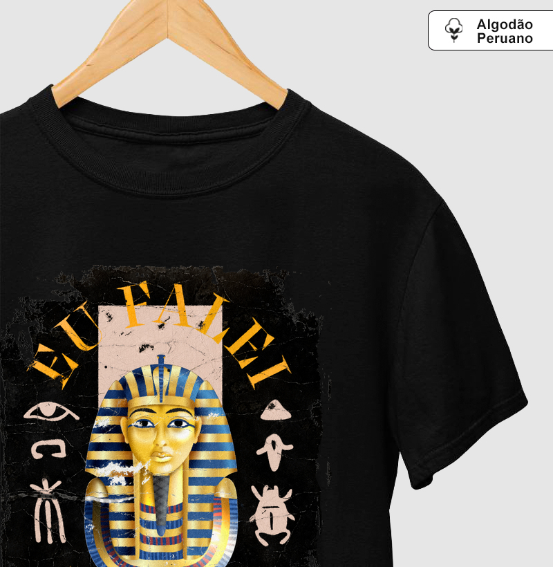 Camiseta Algodão Peruano - Axé - Faraó