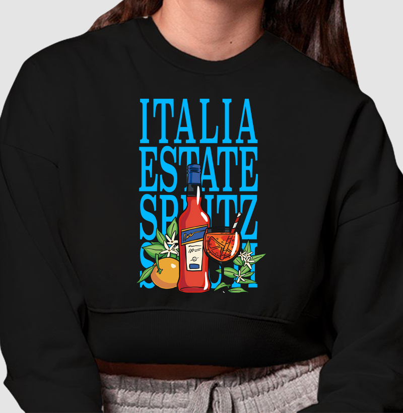 Cropped Moletom Spritz