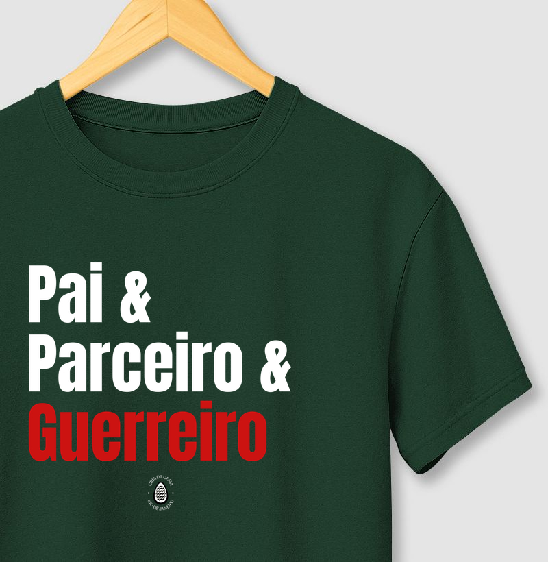 Camiseta - Pai & parceiro & guerreiro
