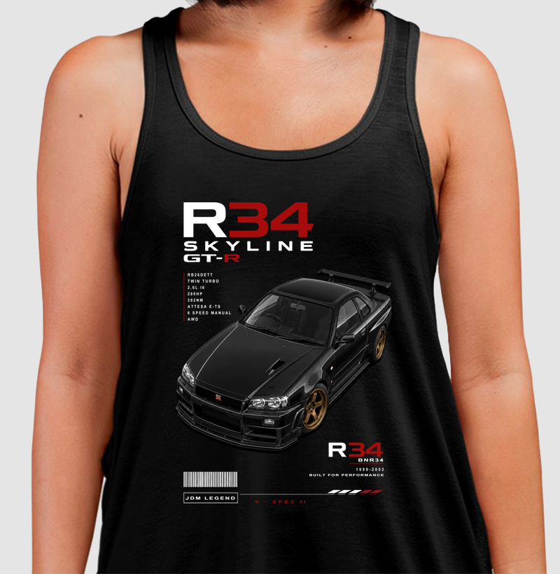 Camiseta regata Skyline