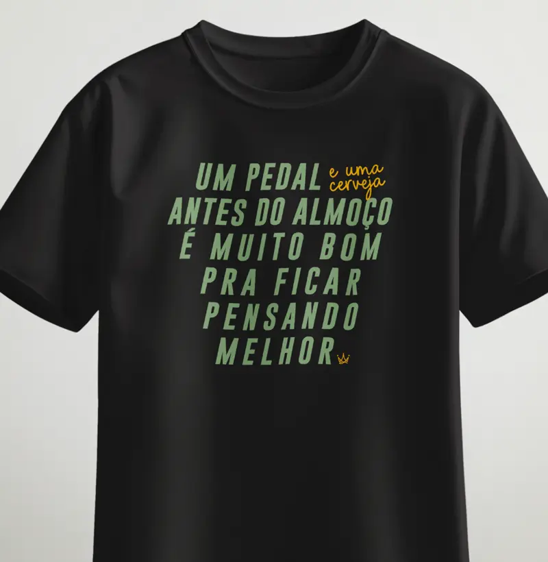 Um pedal e uma cerveja antes do almoço é muito bom pra ficar pensando melhor