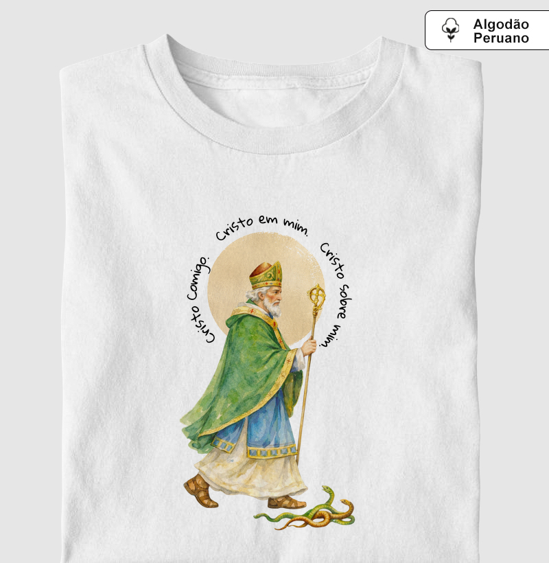 Cristo comigo, Cristo em mim, Cristo sobre mim.